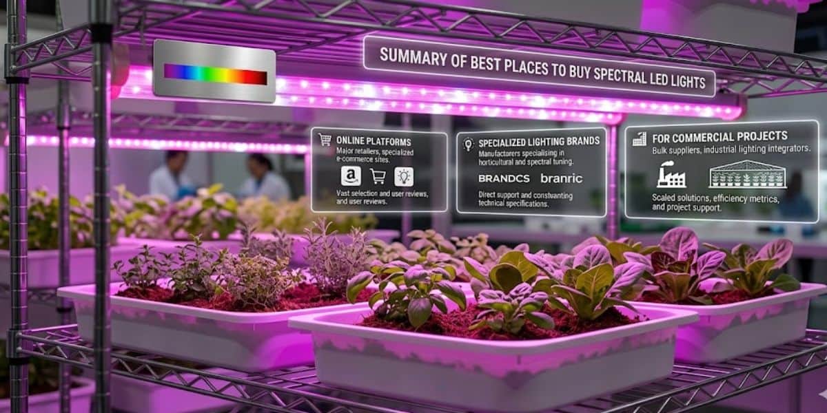 Spectral LED Grow Lights