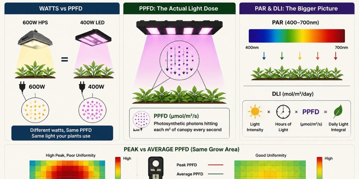 Foldable LED Grow Light